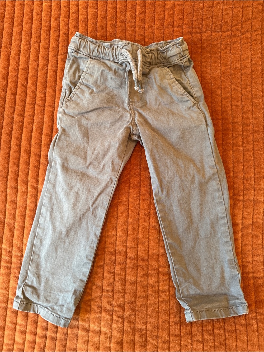 TUCKER + TATE Boy’s Gray Drawstring Jogger Pants